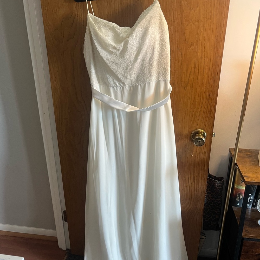 Christina Wu White Wedding Gown